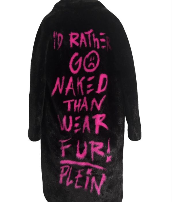 Оригиналнално ново дамско палто Philipp Plein Graffiti с етикети