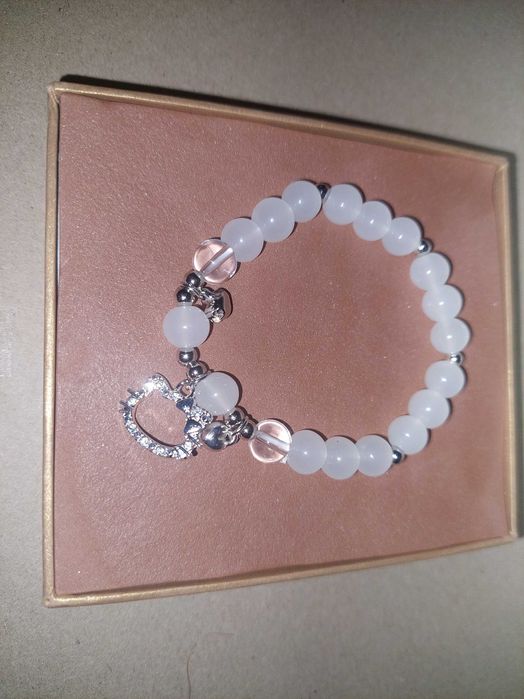 Bratara Noua cu margele Hello Kitty