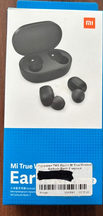 Наушники xiaomi earbuds basic2 практически новые