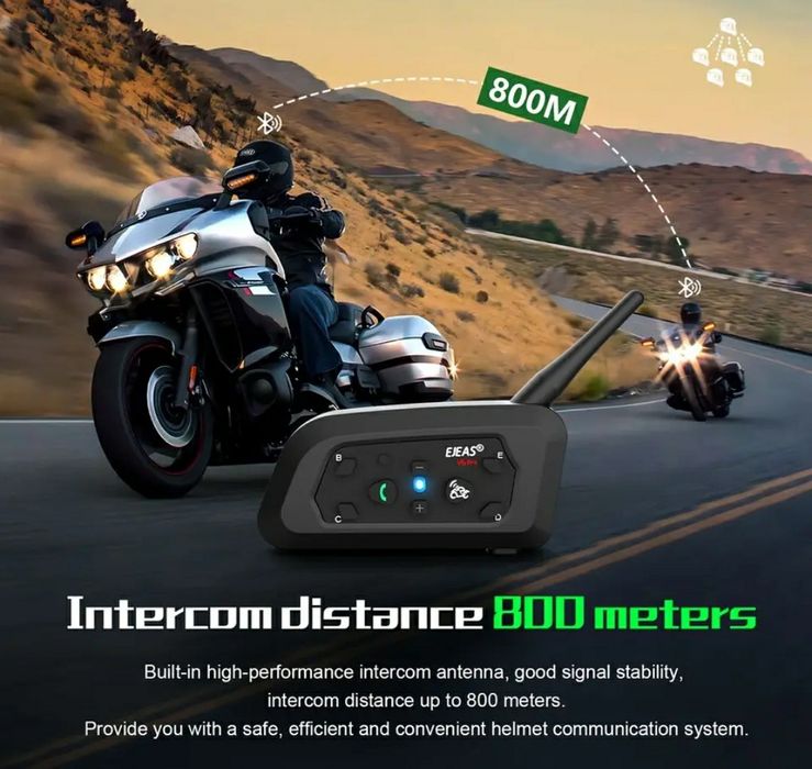 Intercom Ejeas V6 PRO+ moto ATV sistem comunicatie