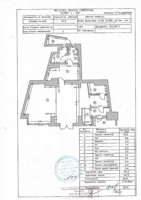 Proprietar Inchiriez Spatiu Comercial, Bd. Basarabia - Bd. Chisinau