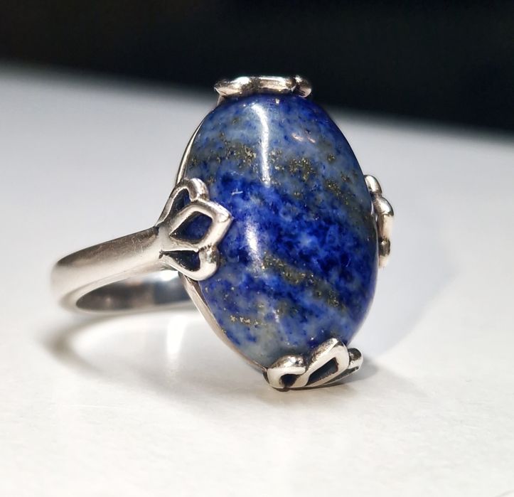 Inel din argint 925 cu lapis lazuli natural