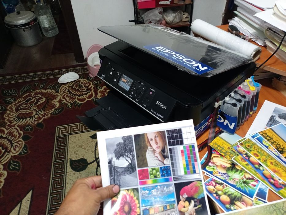 Epson 535 WI Fi bor.KOPY_SKAN_PRINT_6 rangli dyuzi100% idialni holatda