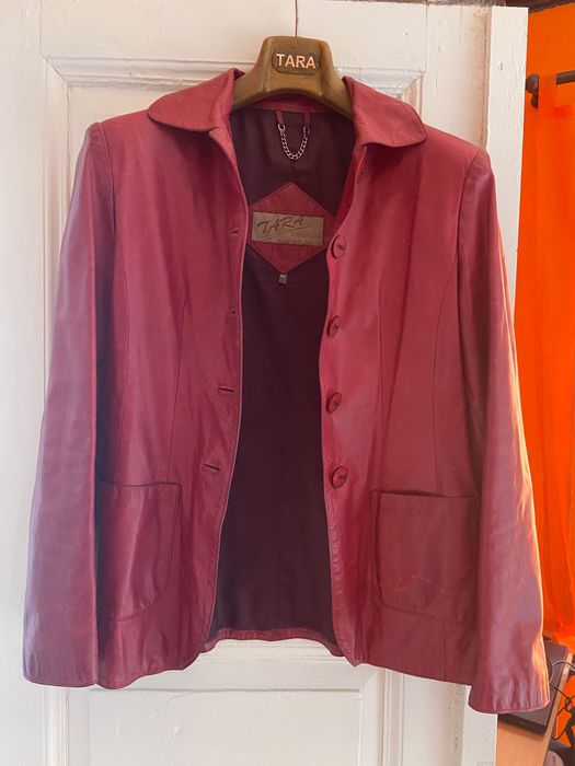 Кожено яке Бордо