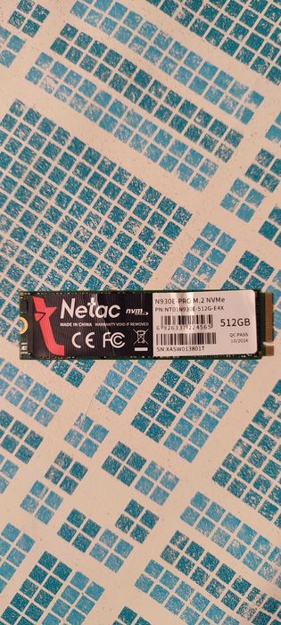 Ssd nvme 512gb 100%
