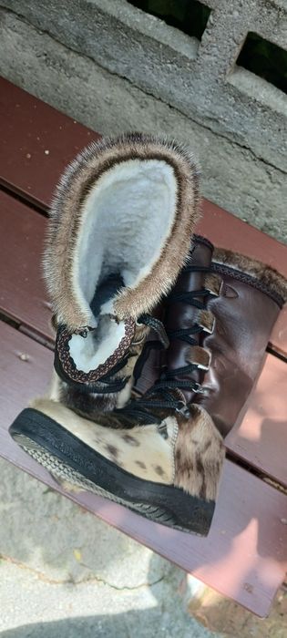 Cizme Apres-ski TOPAZ damă, Blană Naturală, Mărimea 38 - Ca Noi, Impecabile