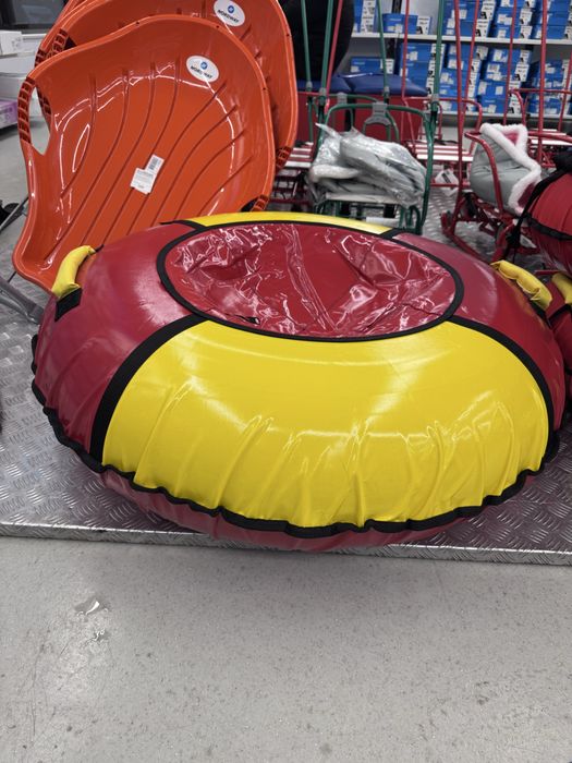 Ватрушка санки красная