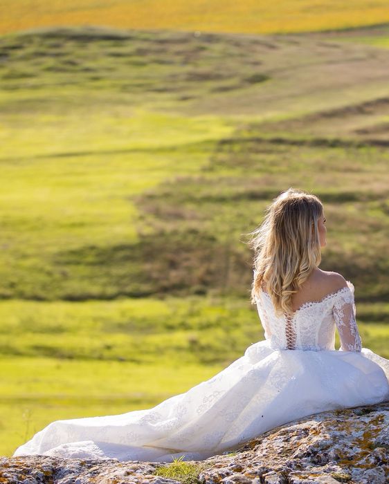 Rochie mireasă dantelă franțuzească