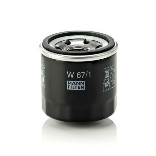 Filtru ulei Mann W67/1, Dacia Jogger, Duster 2017-2024; Ford, Honda, Hyundai, Infiniti, KIA, Mazda, Mitsubishi Nissan Renault Subaru
