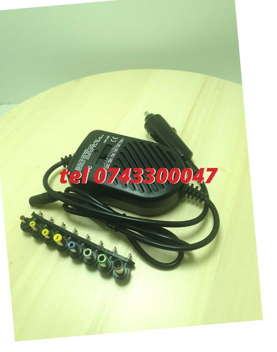 Incarcator Universal Pentru Laptop Pentru Auto Alimentare La 12v