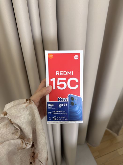 Redmi 15C 8/256гб новый!