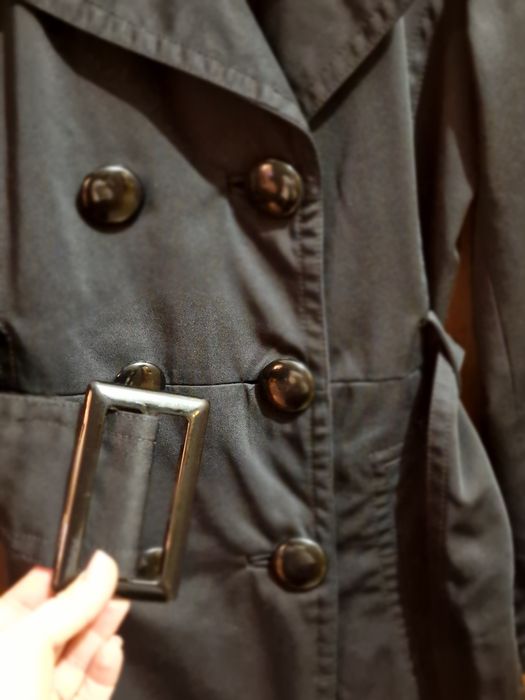 Весенний Плащ тренч Zara Basic 46размер