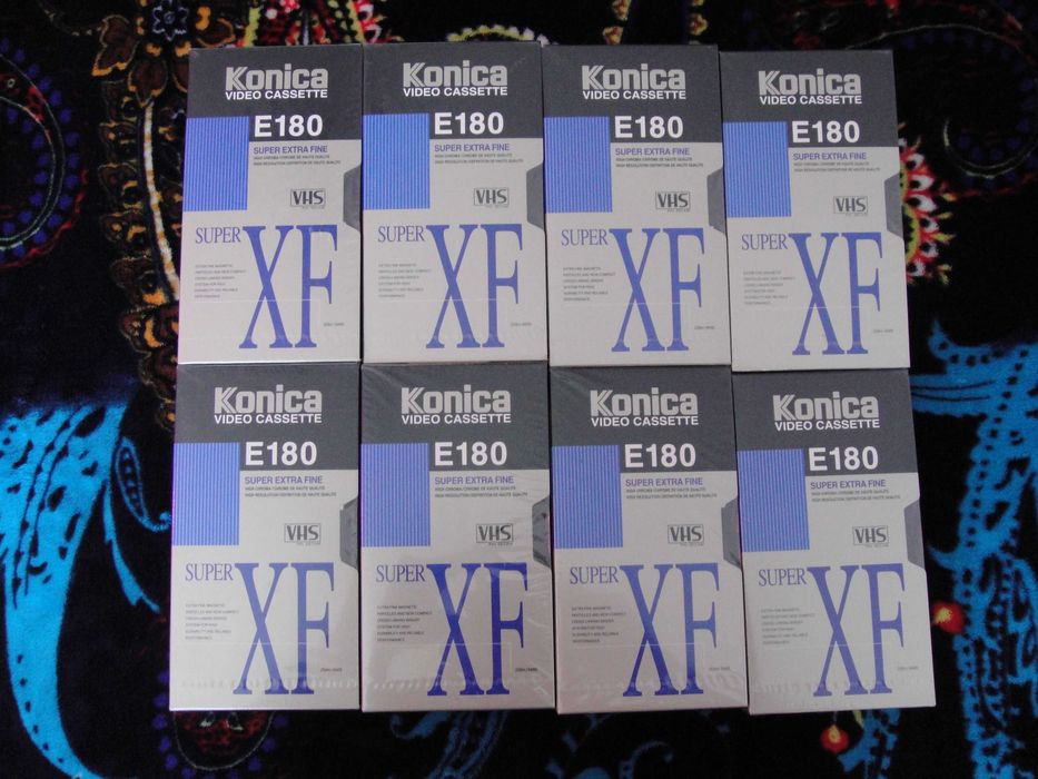 Видеокассеты VHS Е 180, Е 195, Е 240