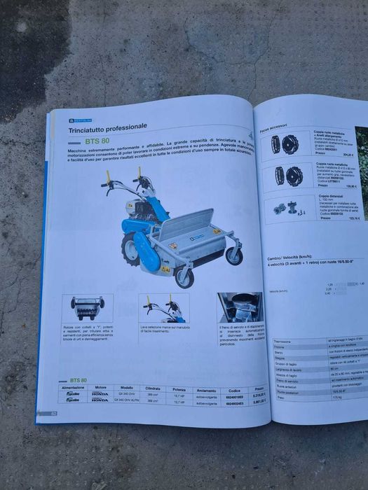 Bertolini BTS 80 Honda GX340, tocător vegetație profesional