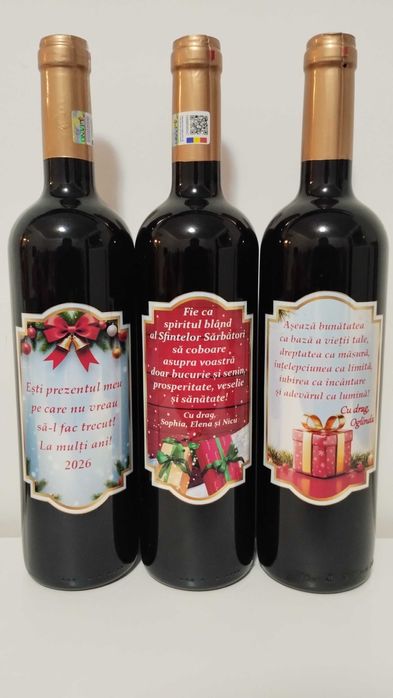 Sticle personalizate - cadou deosebit de Craciun, Paste, zi de nastere