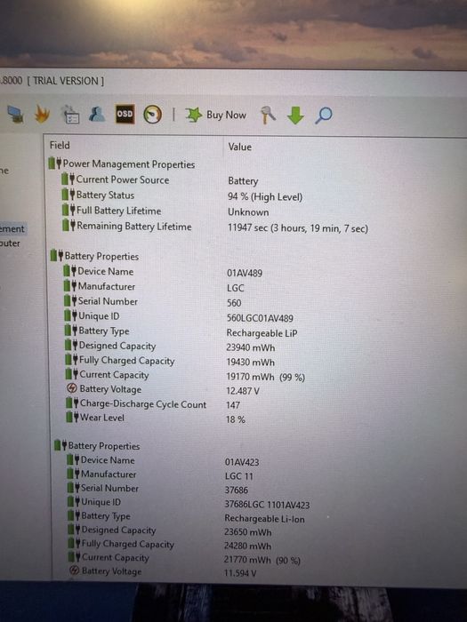 Laptop Lenovo ThinkPad T480 i5 8GB 256GB SSD FHD Bateria tine 8 ore