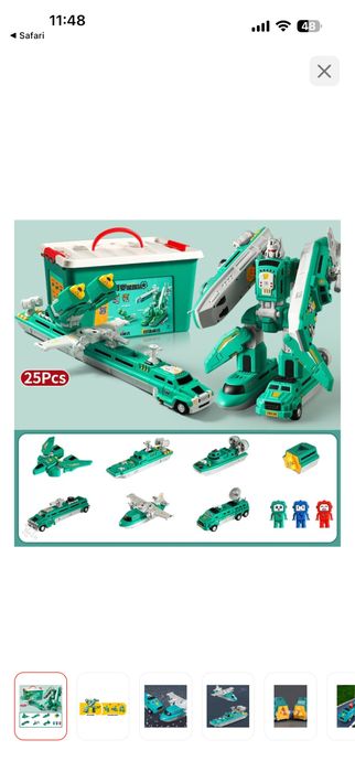 Детский конструктор трансформер