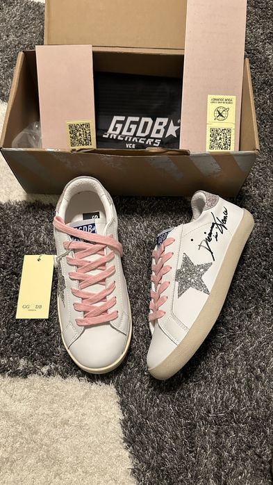 Adidasi Golden Goose Superstar Roz Femei 38