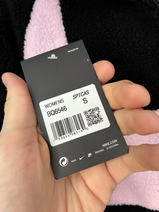 Geaca Nike Fleece S Negru Roz