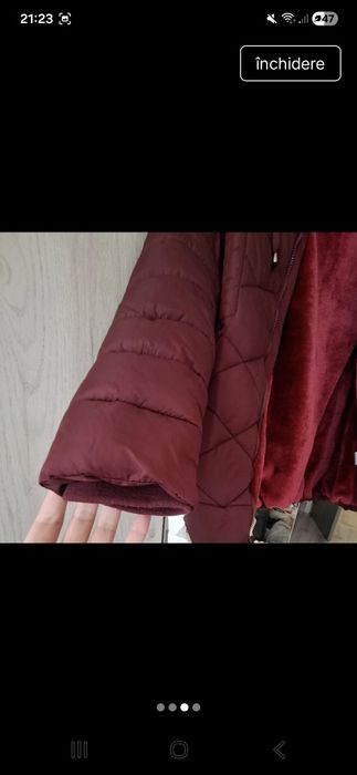 Geaca cu interior călduros