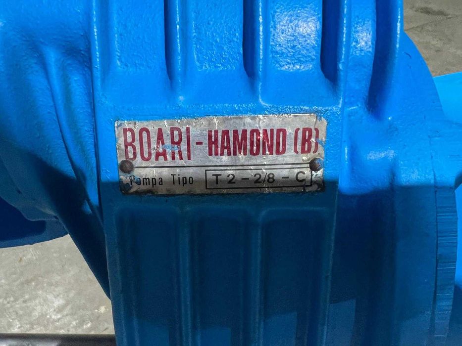 Pompă irigatii Boari Hammond - 60 m3/h , cu cadru pe roti