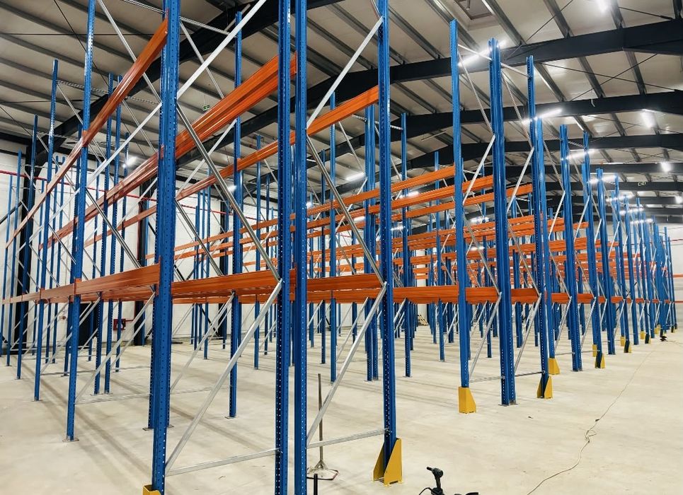 Rafturi metalice industriale second pentru hale și depozitare paleti