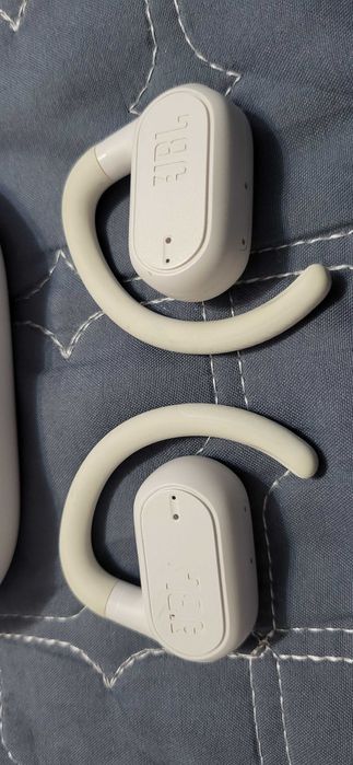 Casti JBL Soundgear Sense, True wireless, Bluetooth, Open-ear, alb