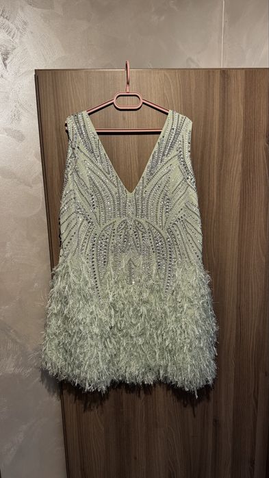 Рокля с пайети и камъни Asos