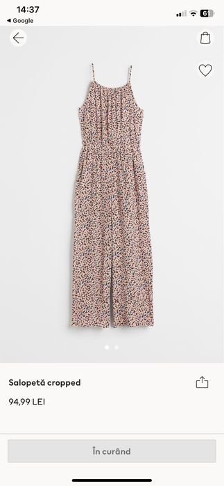 Salopeta h&m 12-13 ani