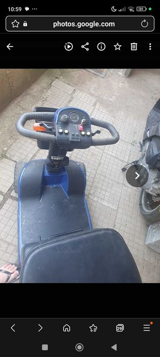 Инвалидна количка на ток