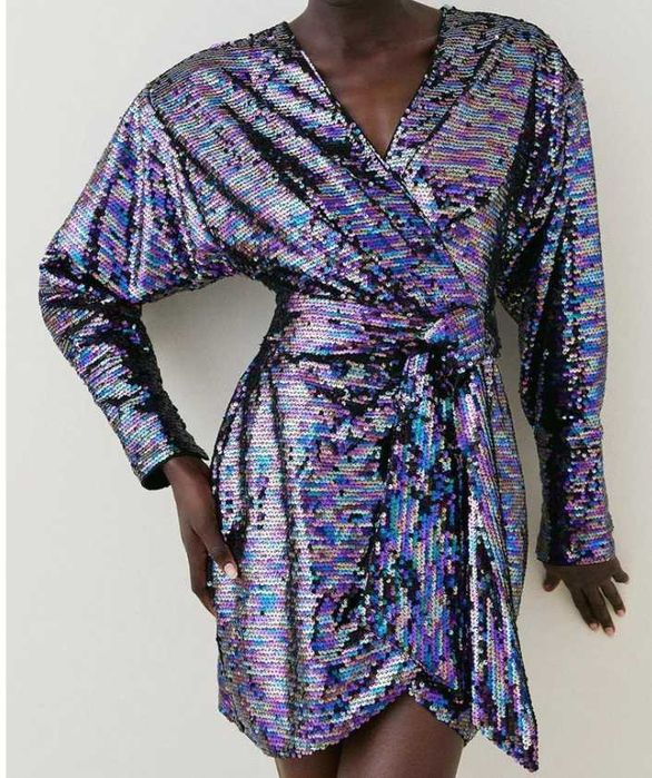 Карен Милен (Karen Millan) рокля с пайети и колан