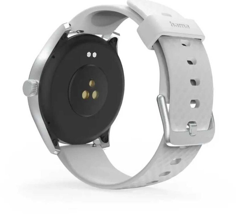 ЧИСТО НОВ! Смарт часовник HAMA 5010 сребрист с 1г. гаранция