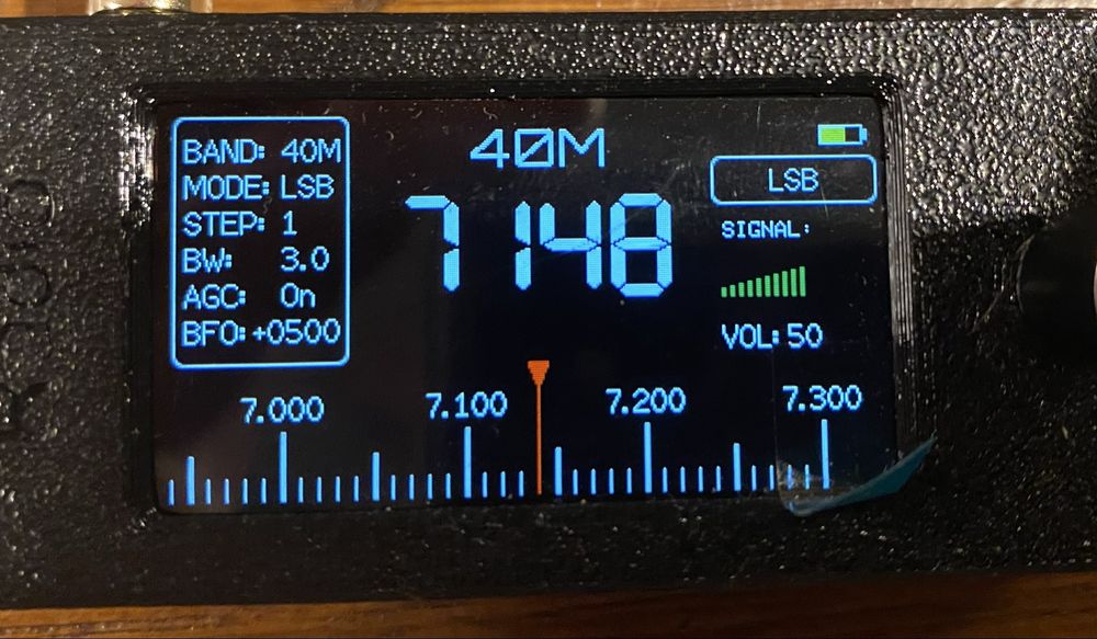 Mini radio receptor