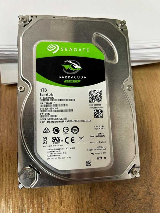 Продам жесткий диск Seagate Barracuda 1TB