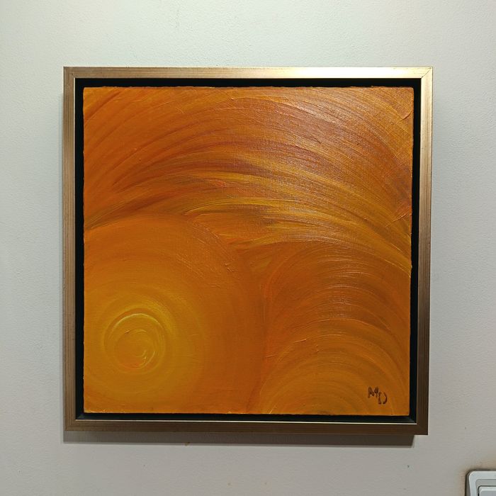 Абстрактна картина масло върху платно