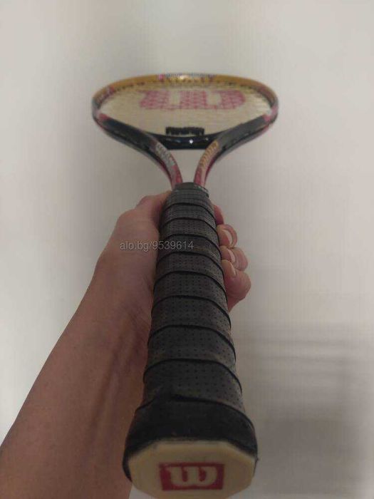 Тенис. Ракета Wilson soft shock, с калъфа