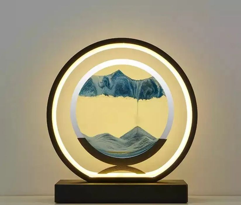 3D песочные часы светодиодный ночник настольная лампа светильник