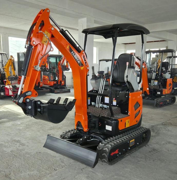 Miniexcavator Lubeck W181~Nou~An 2026~Garanție 1 an~Factură externa fara Tva