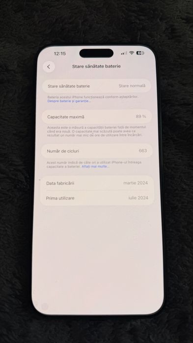 Vand iphone 15 pro max