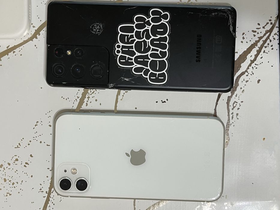 iPhone 11 - Samsung S21 ultra 5G