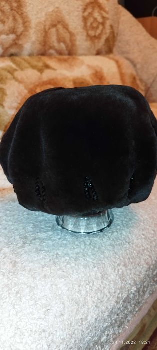 Шапка женская (Тёмно-коричневая)