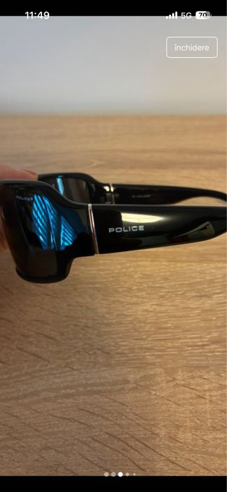 Ochelari de soare Police, negru, cu etui Police