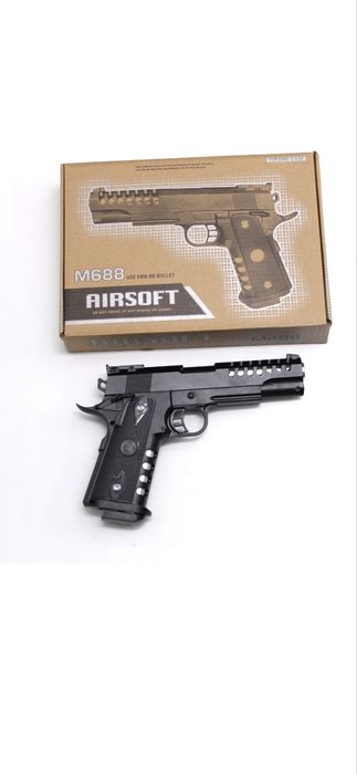 Airsoft gun Strikeball 6mm железный пистолет металлический