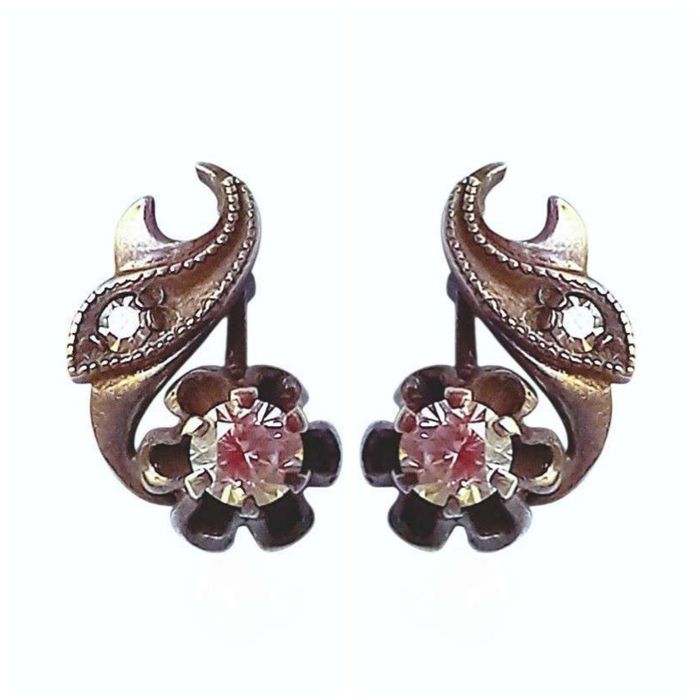Серьги серебро (советское)