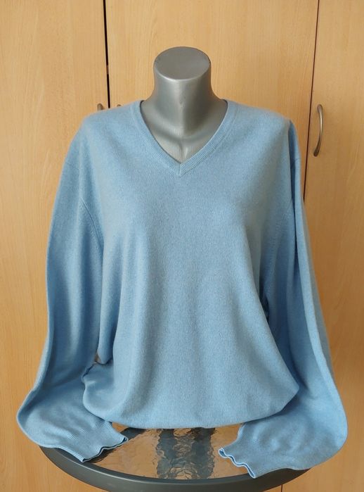 Мъжки пуловер Gran Sasso. 100% кашмир.Размер 2XL/ 3XL