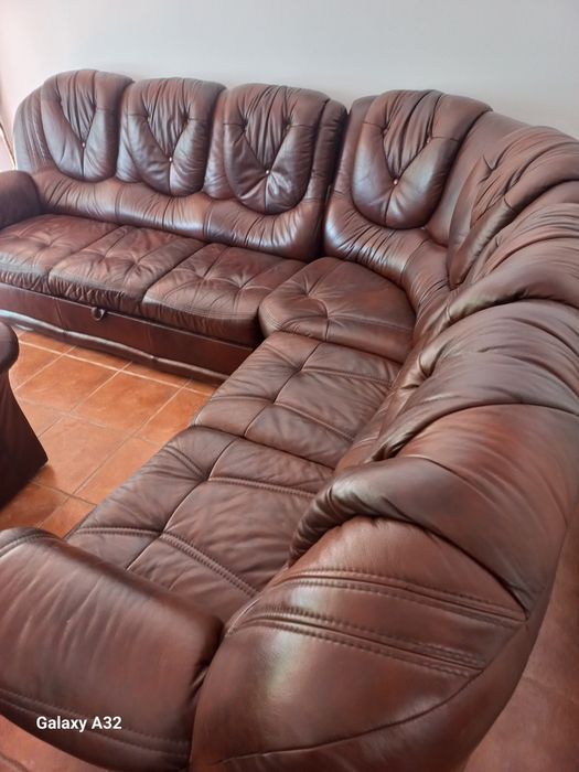 Colțar din piele naturală