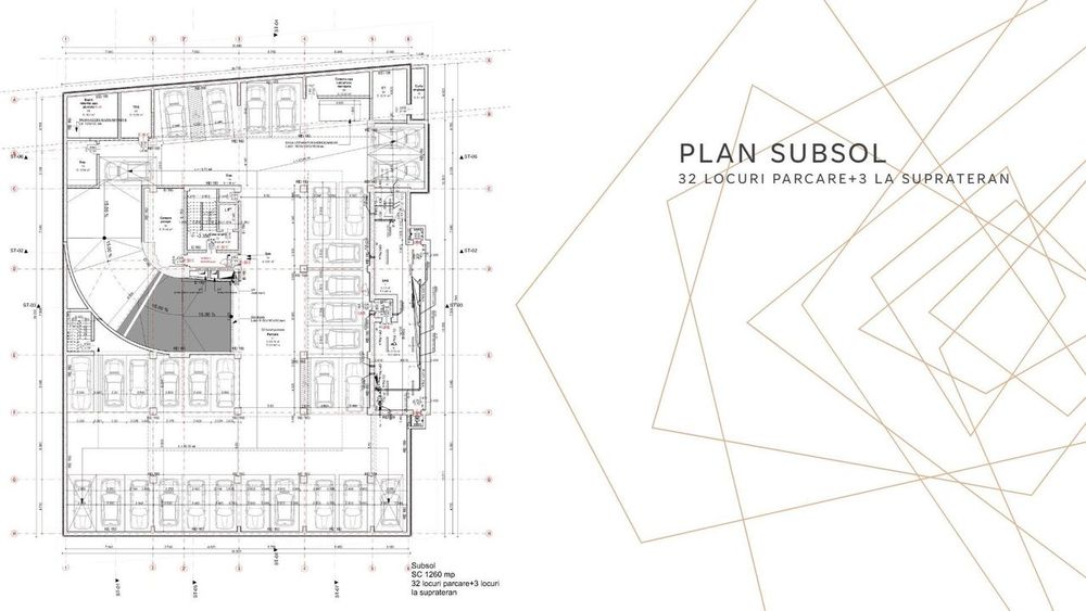 Proiect rezidențial cu AC – 29 apartamente – 4.330 mp – 35 parcări – S