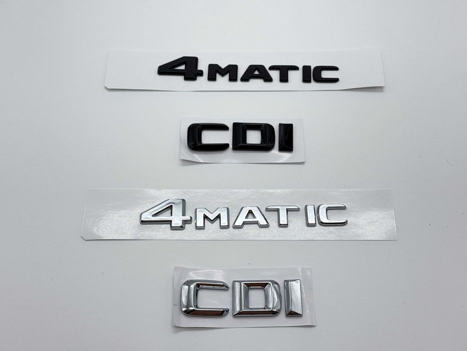 Емблема за багажник надпис Mercedes 4matic cdi цди 4матик