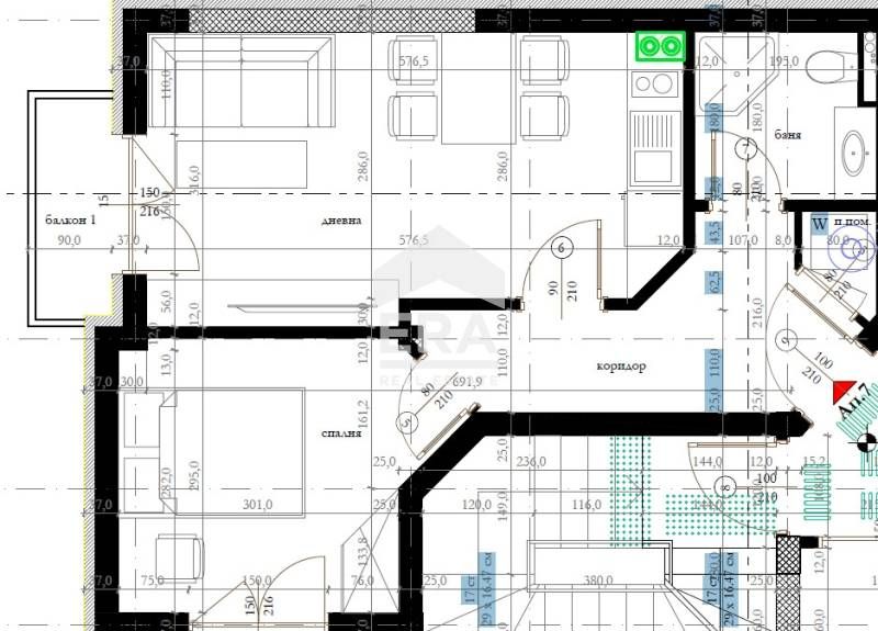 Двустаен апартамент за продажба, в красива новострояща се сграда, райо