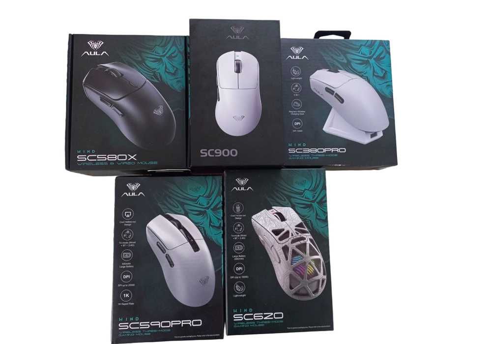 Беспроводные мышки от компании Aula 3вида подключения